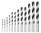 Brad Point Wood Drill Bit Set, 12Pcs Drill Bit Set with Double Flutes Design for Carpenter Woodworking and All Types of Wood (1/8" - 1/2")...