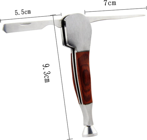 3 in 1 Stainless Steel and Rosewood Tobacco/smoking Pipe Scraper Nozzle Cleaner Tamper Tool Set...