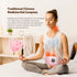 Portable Cordless Heating Pad, Heating Pad for Cramps Pain Relief with 5 Heat Levels and 7 Massage Modes, Menstrual Heating Pad - Portable and Wid...