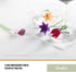 Trudeau Duo Tone Floral Wine Charms, Multicolor, Set of 12...
