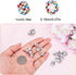 10 mm Rhinestone Clay Beads,100 pcs Chroma Shiny Round Shamballa Disco Ball Beads Bulk,Polymer Clay Crystal Beads Round Charms Diamond Beads for J...