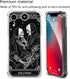 The Lovers Tarot Card Skull Black Case Compatible with iPhone XR, Trippy Psychedelic Aesthetic Tarot Card Cool Skeleton Case for iPhone XR,Trendy ...