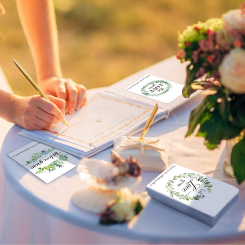 150 Pieces Greenery Seed Packets Let Love Grow Seed Packets Self Adhesive Wedding Envelopes Retro Christmas Valentine Wedding Favors for Guests, 3...