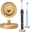 Compatible for Oral-B Electric Toothbrushes Holders for Bathroom,Aluminum Engineered Gold Toothbrush Holder,Compatible with only Oral B Electric t...