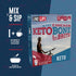 LonoLife Keto Chicken Bone Broth Powder Mix | 10g Protein | Collagen-Rich, Keto & Paleo Friendly | Natural Ingredients | 10 Portable Stick Pack Se...