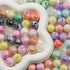 16mm Acrylic Beads Color Plated Cloud Beads Two-Color Gradient Cloud Beads for DIY Phone Chain, Key Chain,Bracelet,Necklace,Car Hanging(ab Cloud)...