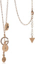GUESS womens "Basic" Gold Pave G Linear Y-Shaped Necklace, 16" + 2" Extender...
