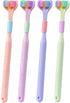 1Pc Random Color Three-Sided Soft Hair Toothbrush, Effective Wrap-Around Design, Deeply and Thoroughly to Clean Teeth, Toothbrushes and Accessorie...
