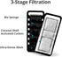 NICREW Slim Aquarium Filter Cartridges (6 pcs) with Intake Sponges (2 pcs)...
