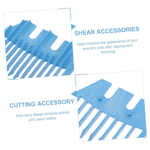 2pcs Electric Wool Shears Accessories Goat Trimmer Electric Razor Shaver Guide for Sheep Clipper Guide for Sheep Grooming Shaver Guide Clippers Pl...