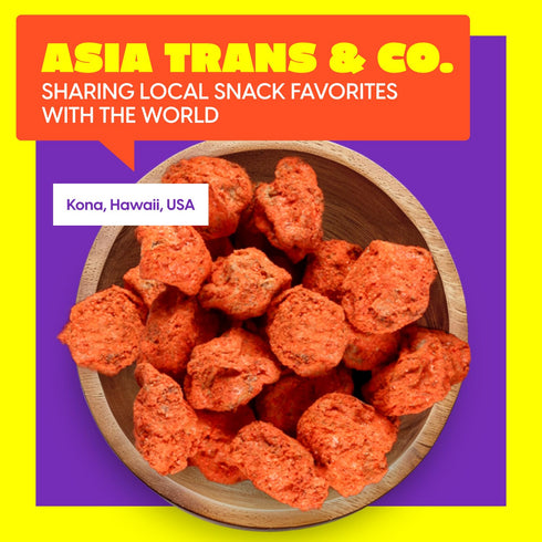 Asia Trans Seeded Red Li Hing Mui Crack Seed Plums - Hawaiian Favorite - Sweet, Sour, & Salty Dried Asian Plum...