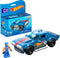 MEGA Hot Wheels Building Toy Race Car Playset, 64 Corvette Grand Sport with 88 Pieces, 1 Micro Action Figure Driver, Blue, Kids Age 5+ Years...