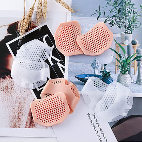 5 Pairs Ball of Foot Cushions, Soft Gel Metatarsal Pads Women Men for Pain Relief, Calluses, Bunions, Corns, Morton Neuromas, Fit for Heels & Shoe...