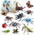 Volnau Bug Toys Figurines 12PCS Insect Animal Figures for Kids Toddlers Decorations Educational Bee Beetle Mantis Spider Ladybug Butterfly Plastic...