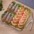 ELEDUCTMON Shrimp Deveiner Tool with Ergonomic Handle - 2-in-1 Prawn Cleaner & Seafood Peeler Knife for Kitchen, Restaurants, BBQ - Dishwasher Saf...