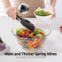 600ºF Heat Resistant Kitchen Tong: U-Taste 7 inch Silicone Cooking Tong with Firm Sealed Non Stick Rubber Tips & Silicon Coated 18/8 Stainless Ste...
