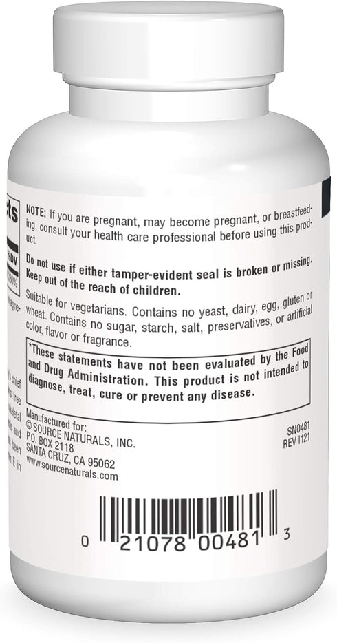 Source Naturals Vitamin E, 400 iu Fat-Soluble Antioxidant - 50 Tablets...
