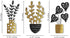 Americanflat Three Metal Plants Wall Décor Set - 6.25x10 Plants as Outdoor Metal Wall Art Decorations - Modern Style Wall Hanging Décor for Patio,...