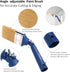 Multi Angle Adjustable Masonry Paint Brush, Stain Brushes for Fence & Wall Painting (3Pack Assorted Sizes)...
