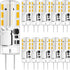 G4 LED Bulb JC Type Bi-Pin Base Bulb 1.5W AC/DC 12V 10W T3 Halogen Bulb Replacement for Landscape Lighting, Under Cabinet Puck Light, Chandeliers,...