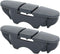 W10508950 Dishwasher Upper Dishrack Slide Rail Stop Clip by Beaquicy - Replacement for 8562015 W10199682 2684662 AP6022472 PS11755805 Whirlpool Dishwasher (Pack of 2) dark grey