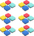LALAFINA 24pcs Magnetic Dry Erase Erasers Colorful Whiteboard Eraser Chalkboard Cleaner Wiper Magnetic Whiteboard Erasers for Classroom, Home, Off...