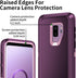 for Galaxy S9 Case, Heavy Duty Shockproof Dust/Drop Proof 3 Layer Full Body Protection Rugged Cover Case for Galaxy S9, Purple/Pink...