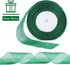 Green Sheer Ribbon, 50 Yards 1-1/2 inch Wide Shimmer Sheer Organza Ribbon for Bow Making, Gift Wrapping, Box Packaging, Crafting, Christmas Decora...