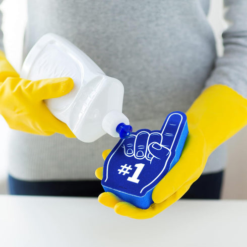 Genuine Fred, 1 Dishwasher, Foam Finger Kitchen Sponge, Blue...