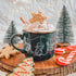 2 PCS Christmas Self-Adhesive Silk Screen Printing Stencils 8.5x11 Inch Reusable Mesh Transfers Stencils Christmas Gift Ball Light Belt Snowman Ch...