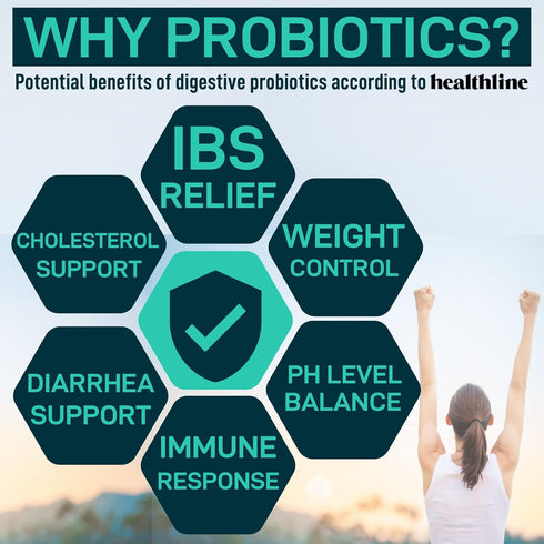 Digestive Enzymes with Probiotics and Prebiotics - Gut Health & Digestion Supplement with Artichoke Ginger Turmeric – Vegan Enzyme Complex for Dig...