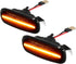 X AUTOHAUX Car Markers Light Accessories LED Side Marker Lights Sequential Flashing Turn Signal Light Assembly for Audi A6 2000-2011 for Audi A4 2...