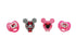 Cudlie Disney Baby Girl Minnie Mouse Pack of 2 Pacifier with 2 Clips, Florals...