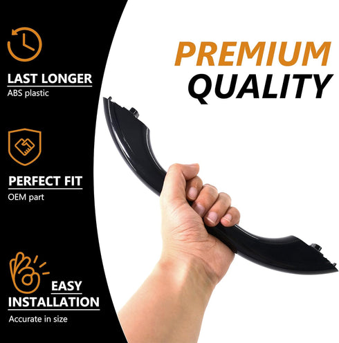 WB15X10144 Microwave Door Handle Black Compatible with GE Microwaves Replaces AP3792823,1085689, AH952973 Oven Replacement Parts Kitchen Appliance...