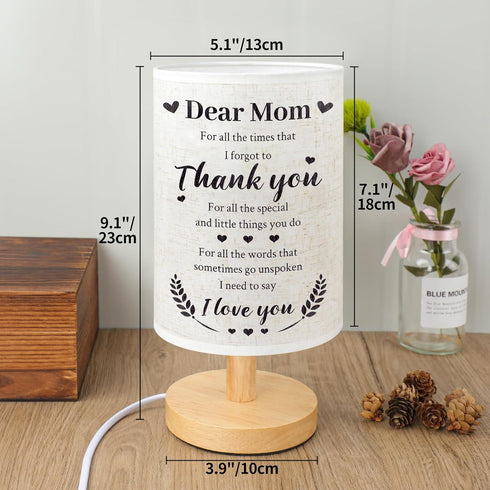 Mom Birthday Gifts - Gifts for Mom from Daughter, Mothers Day Birthday Christmas Gifts for Mom, Desk Lamp for Home Decoration...