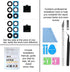 2PCS Galaxy A54 Back Rear Camera Lens Glass Replacement, ASDAWN Back Lens Glass for Samsung Galaxy A54 6.4 inches All Carriers with Free Lens Film...