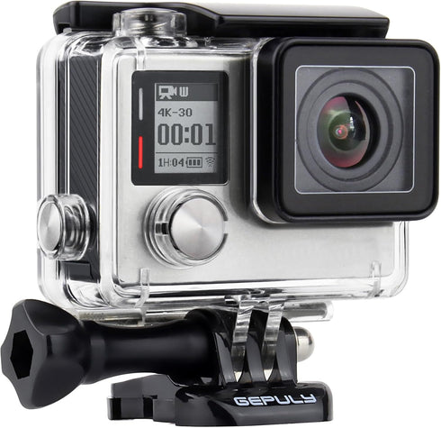 Waterproof Housing Case for GoPro Hero 4, Hero 3+, Hero 3 Underwater Photography - Waterproof Up to 131 ft (40M) - with Quick Release Mount, Thumb...