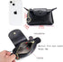 Women's Leather Coin Purse with KeyChain, Small Leather Pouch with Zipper for Women Fashionable Wallet Leather Classic Money Bag(Black), US-Bag-02...