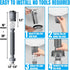 Bathroom Sink Drain Pipe Kit, 3 in 1 Plumbing, Fits for 1-1/4'' & 1-1/2'' Drain Hole, with Anti-Odor, Anti-Backflow, Space-Saving Design for Bathr...