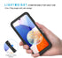 Lanhiem Samsung Galaxy A14 5G Case, IP68 Waterproof Dustproof, Built-in Screen Protector, Rugged Full Body Shockproof Protective Cover, Black/Clea...