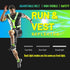 Led Reflective Vest Running Gear, Light Up Vest for Night Walking, High Visibility USB Rechargeable Adjustable Running Lights for Runners Walkers ...