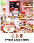 Kisoy Dollhouse Miniature with Furniture Kit, DIY 3D Wooden DIY House Kit with Dust Cover,Handmade Tiny House Toys for Teens Adults Gift(Sweet Tal...