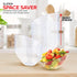 6oz Clear Plastic Serving Bowls (8 Pack) Small Disposable Candy Dishes, Buffet Containers for Chips, Popcorn, Snacks, Mints, Salad Bar, Snack Bowl...