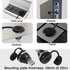 QIANRENON USB3.0 to USB C Threaded Fixing Adapter 5Gbps USB3.0 Male to USB C Female Circular Connector USB3.0 to Type C Data Converter Mount Socke...