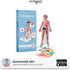 Humanoid 4D+ Augmented Reality Human Anatomy Model - Interactive Educational STEM Tool with Free App, Audio Narration, Multilingual Support - Expl...