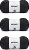 Bernat Softee Cotton Black Yarn - 3 Pack of 120g/4.25oz - Nylon - 3 DK (Light) - 254 Yards - Knitting, Crocheting & Crafts......