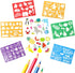 DIYASY 20 Pcs Drawing Stencils Set for Kids,Large Plastic Stencil Kit 300+ Patterns Drawing Templates for Girls & Boys Gift...