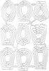 Healifty Cutting Dies Metal Stencil Template Mould for Album Scrapbooking Paper Card DIY Art Craft Decor (Nine Flowers Size S)...