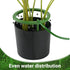 4 Set Hydro Halo Water Ring 5" W 3 Leg Support Drip Emitter Drip Ring with Built in 1/8 in Barbed Inlet Fitting 3 Removable Stakes for Grow Media ...
