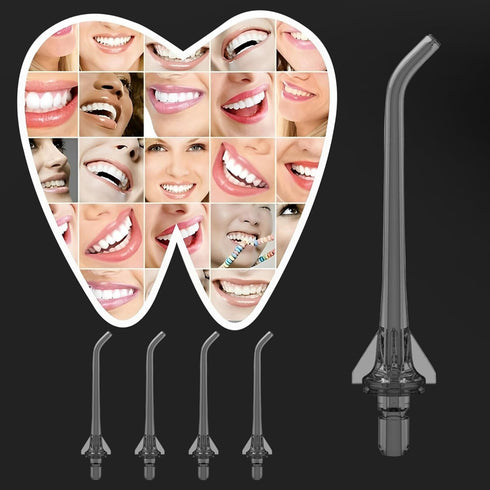Replacement Tips for Oralfree Nicwell Nicefeel Water Dental Flosser, Water Flosser Replacement Heads Oral Irrigator Jet Tip? 4 Pack?...